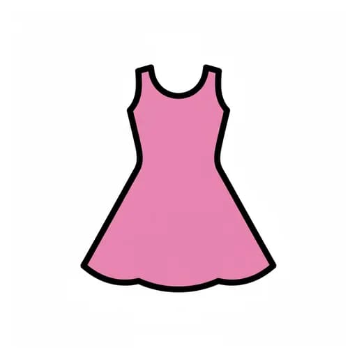 Pictograma de vestido