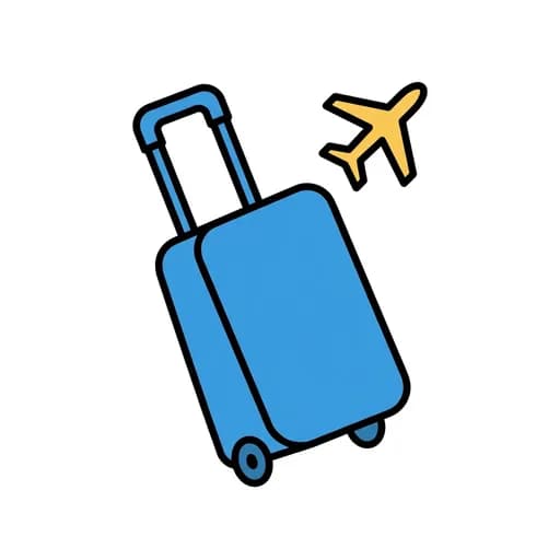 Pictograma de viajar