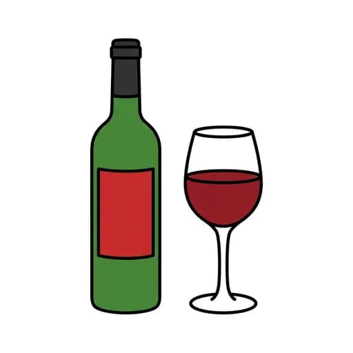 Pictograma de vino