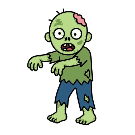 Pictograma de zombi