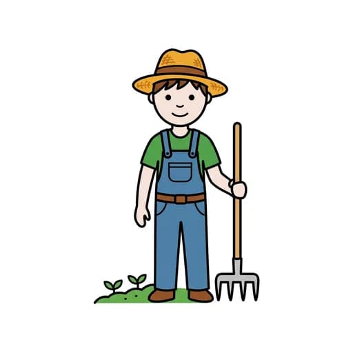 Pictograma de agricultor