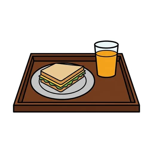 Pictograma de almuerzo