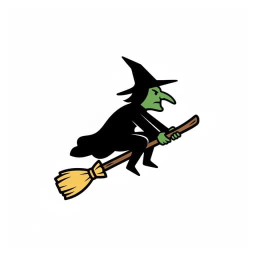 Pictograma de bruja