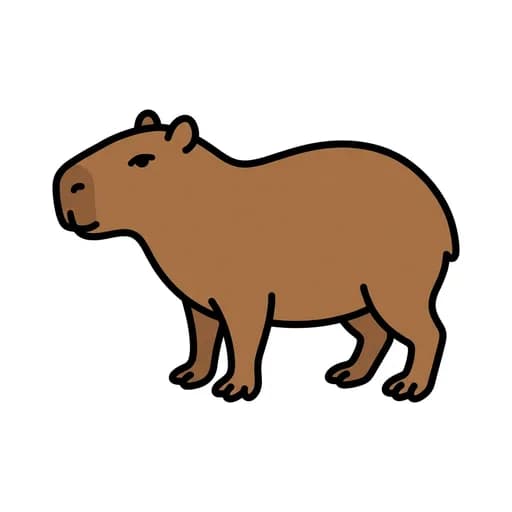Pictograma de capibara