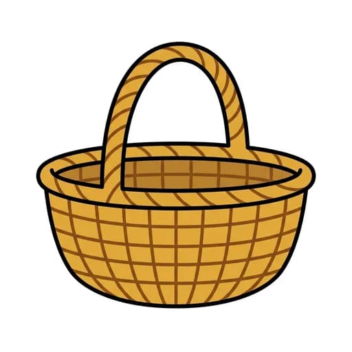 Pictograma de cesta