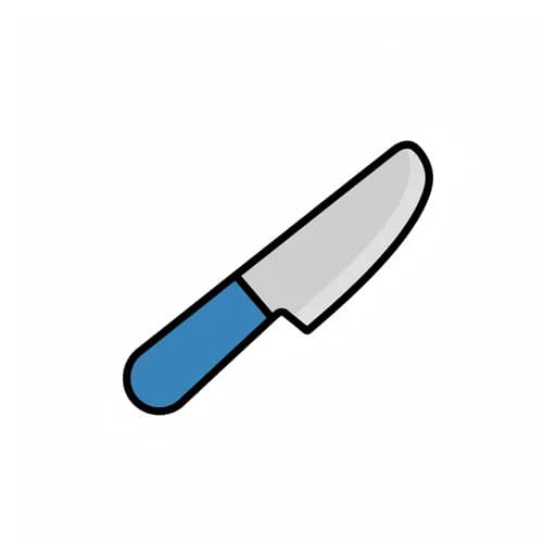 Pictograma de cuchillo