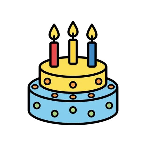 Pictograma de cumpleaños