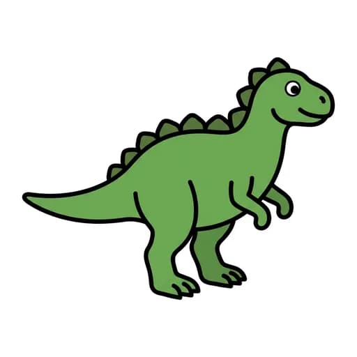 Pictograma de dinosaurio