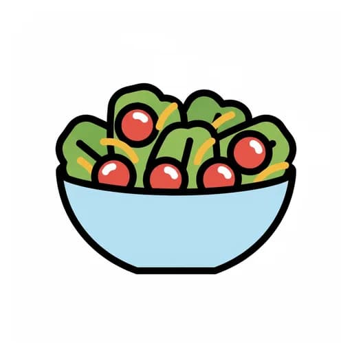 Pictograma de ensalada