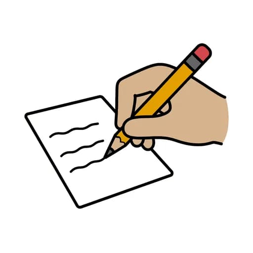Pictograma de escritura