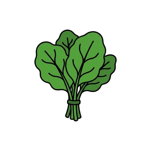 Pictograma de espinacas