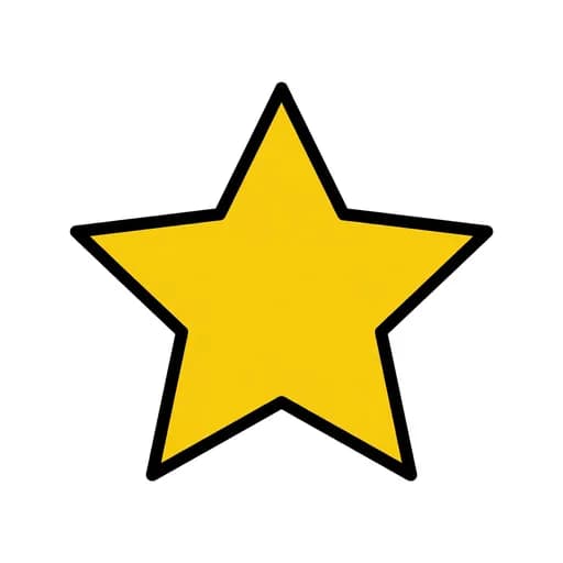 Pictograma de estrella shape
