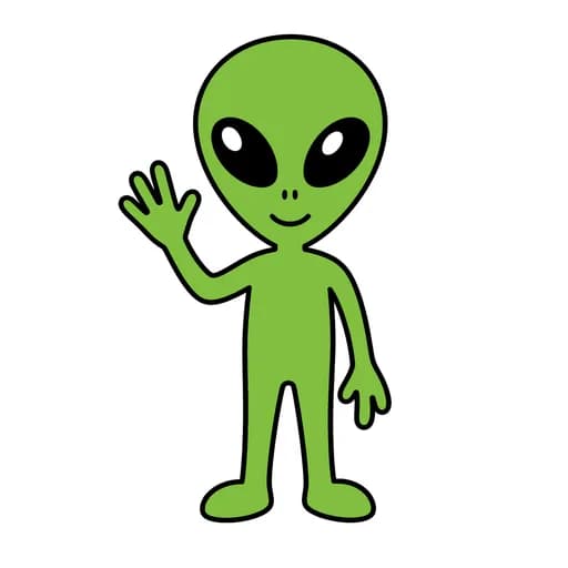 Pictograma de extraterrestre