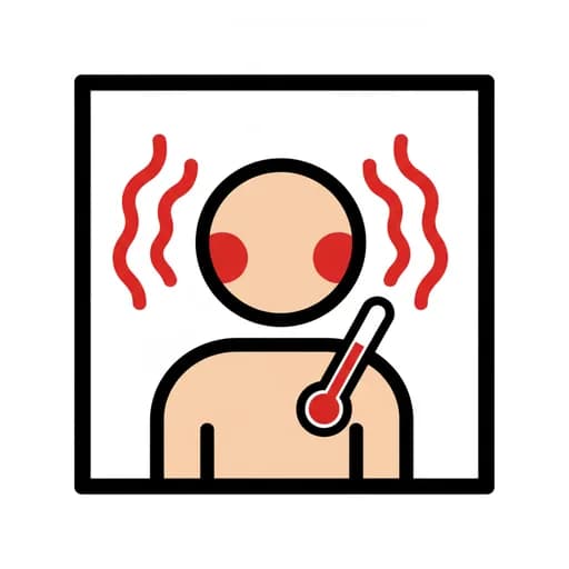 Pictograma de fiebre