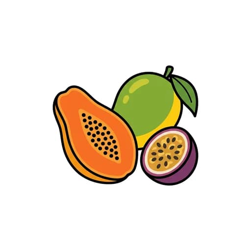 Pictograma de fruta tropical
