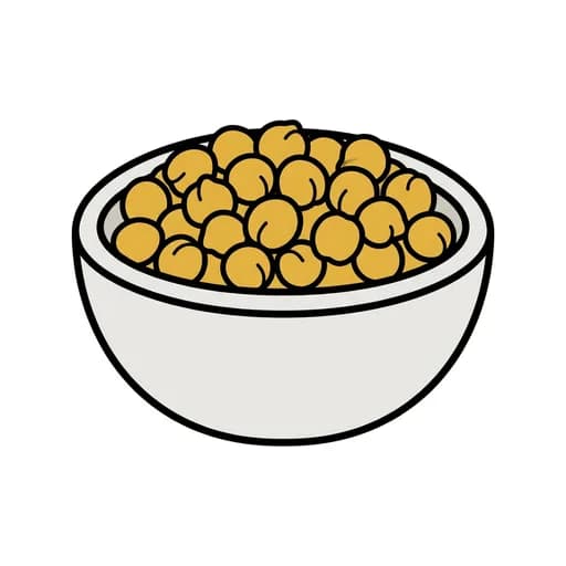 Pictograma de garbanzos