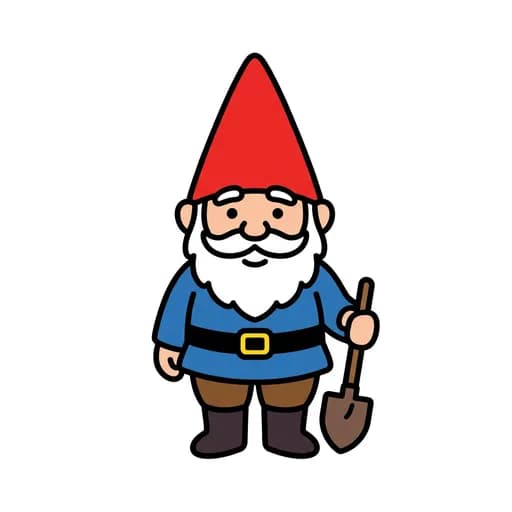 Pictograma de gnomo