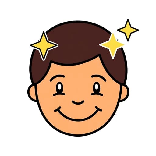 Pictograma de ilusionado