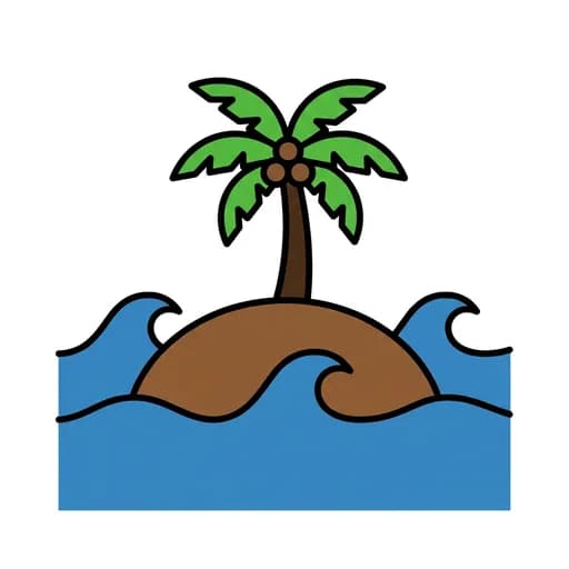 Pictograma de isla