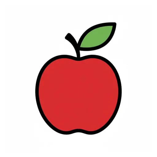 Pictograma de manzana
