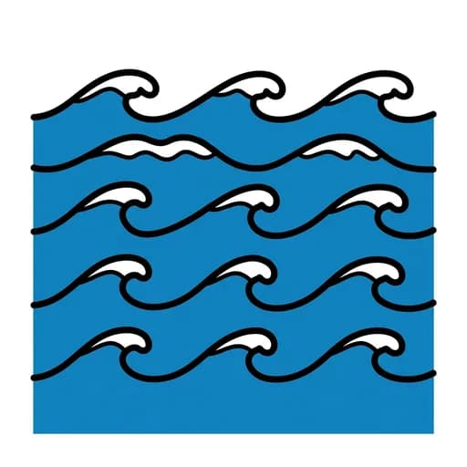 Pictograma de mar