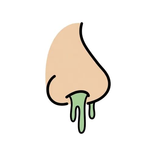 Pictograma de mocos