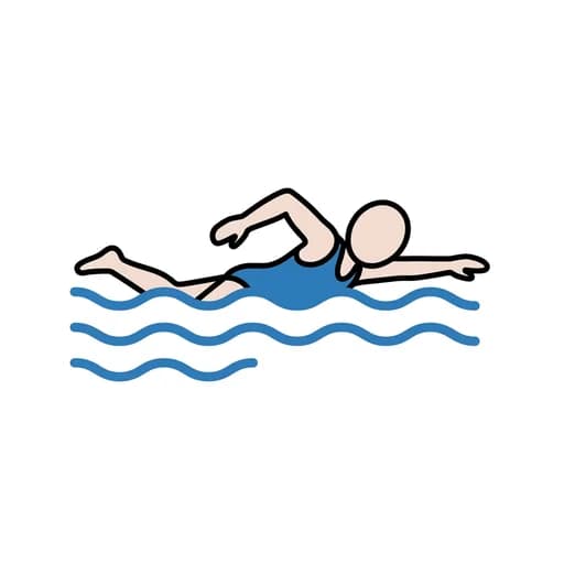 Pictograma de natación
