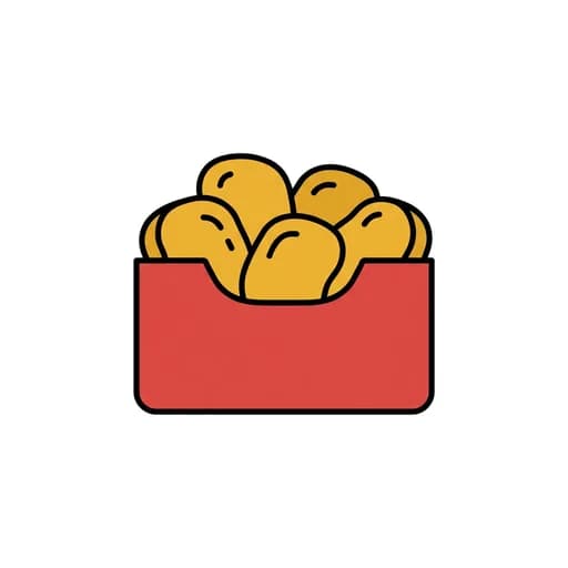 Pictograma de nuggets