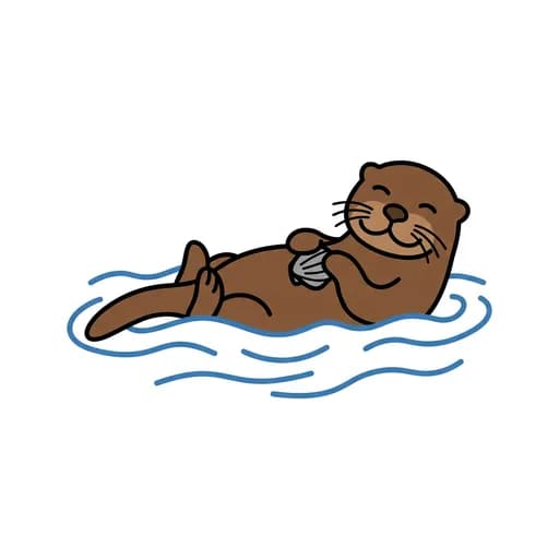 Pictograma de nutria