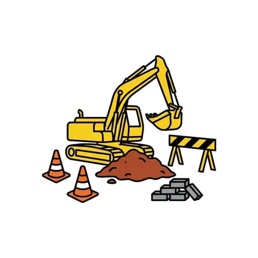 Pictograma de obras