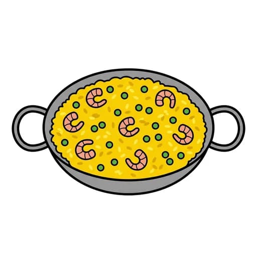 Pictograma de paella