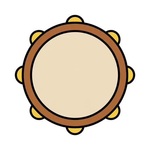 Pictograma de pandereta