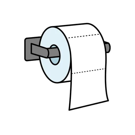 Pictograma de papel higiénico