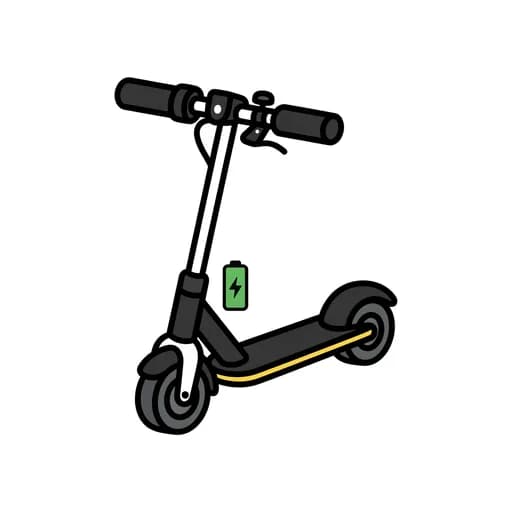 Pictograma de patinete electrico