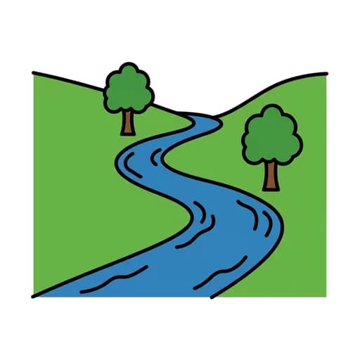 Pictograma de río
