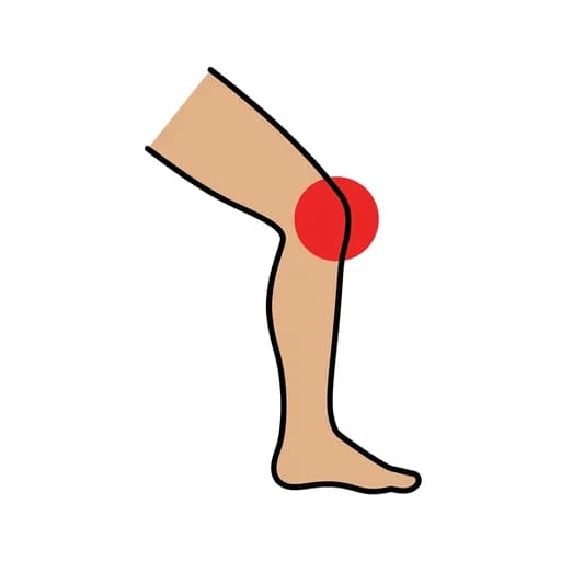 Pictograma de rodilla