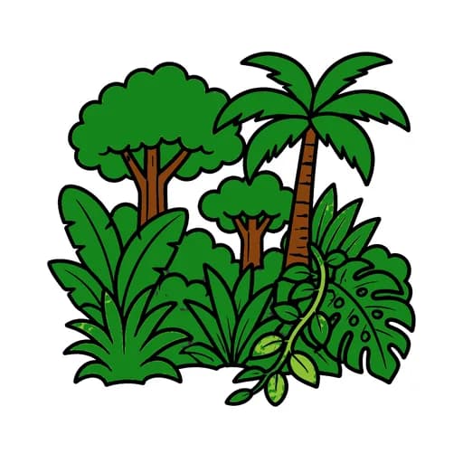 Pictograma de selva