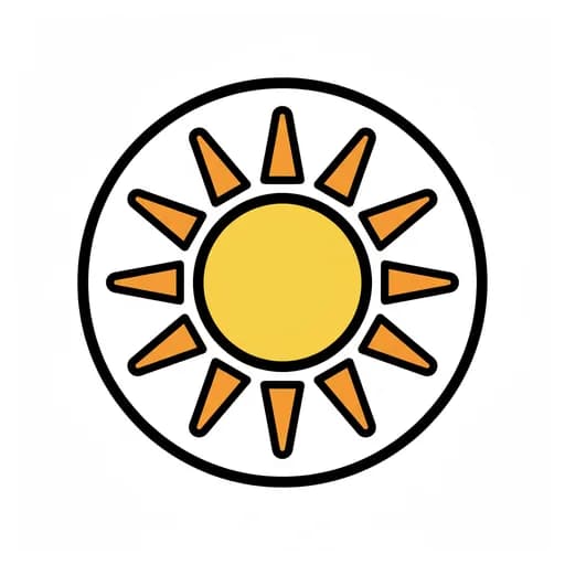 Pictograma de sol