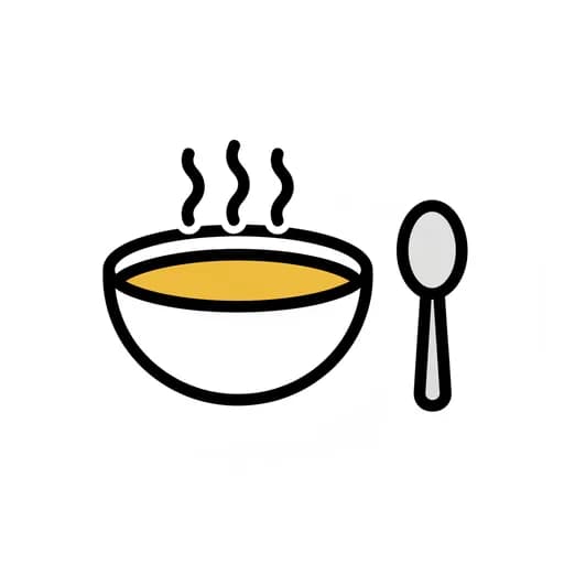 Pictograma de sopa