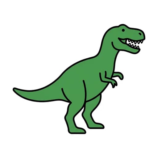 Pictograma de t-rex