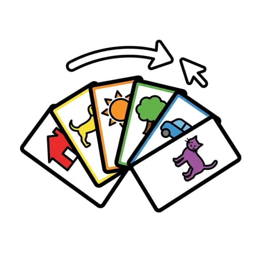 Pictograma de tarjetas