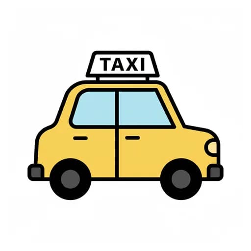 Pictograma de taxi