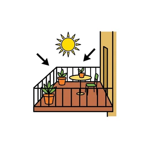 Pictograma de terraza