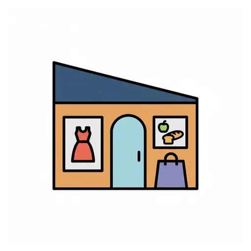 Pictograma de tienda