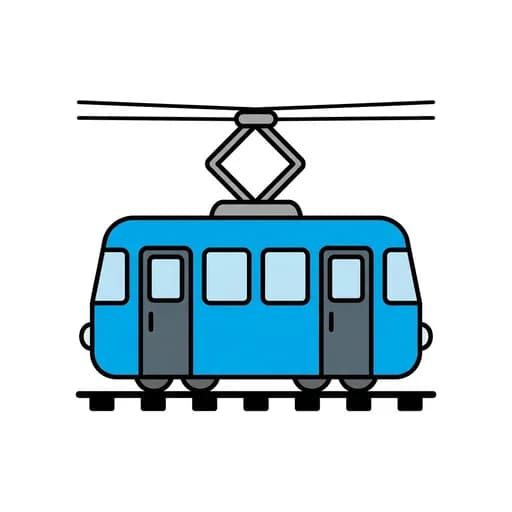 Pictograma de tranvía