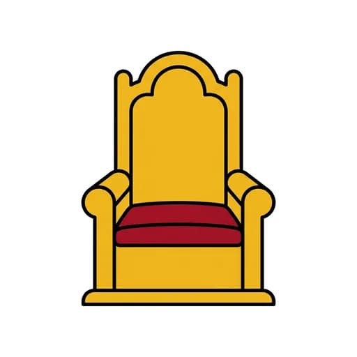 Pictograma de trono