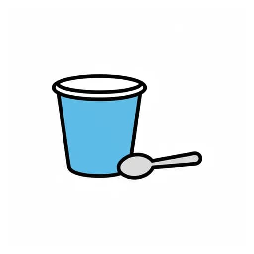 Pictograma de yogur