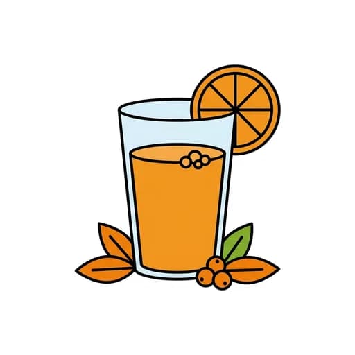 Pictograma de zumo de naranja